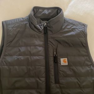 Carhartt, XL, grey vest, busy good condition